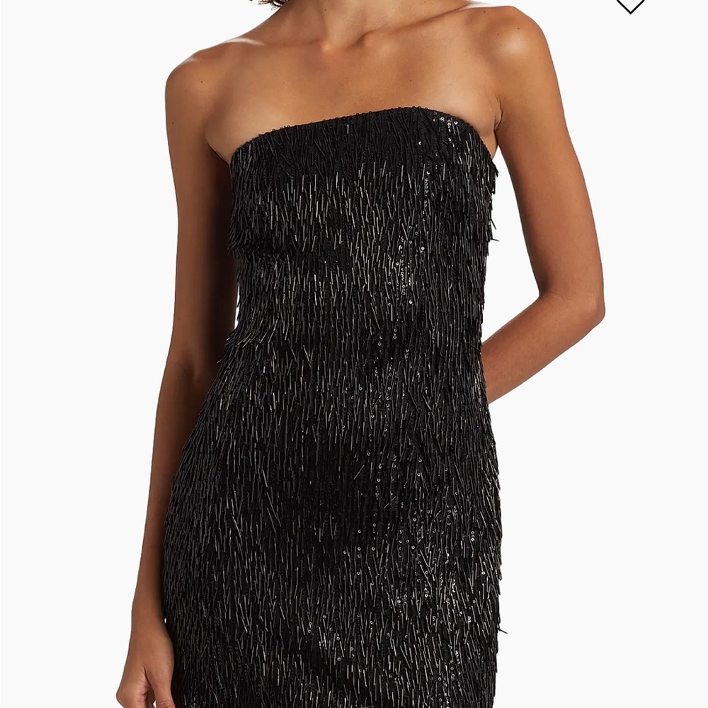 Ramy Brook - The Perfect Holiday Party Dress (Black Strapless Fringe)